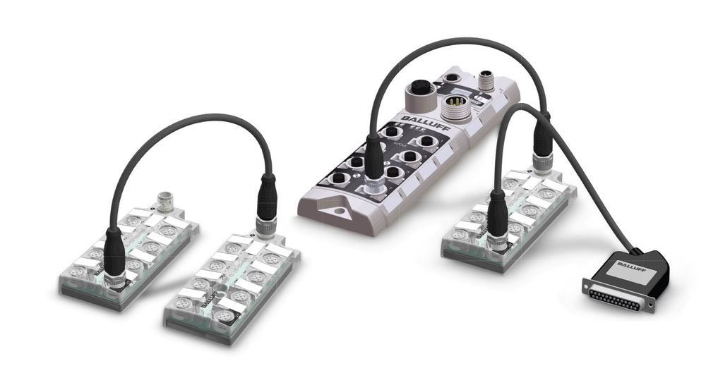 Maggiore efficienza e flessibilità  Hub IO-Link per sensori/attuatori con porte di espansione